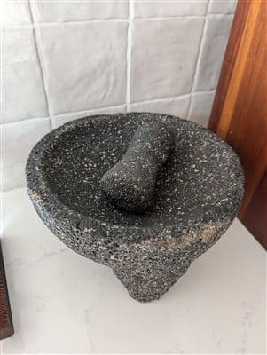 Stone molcajete